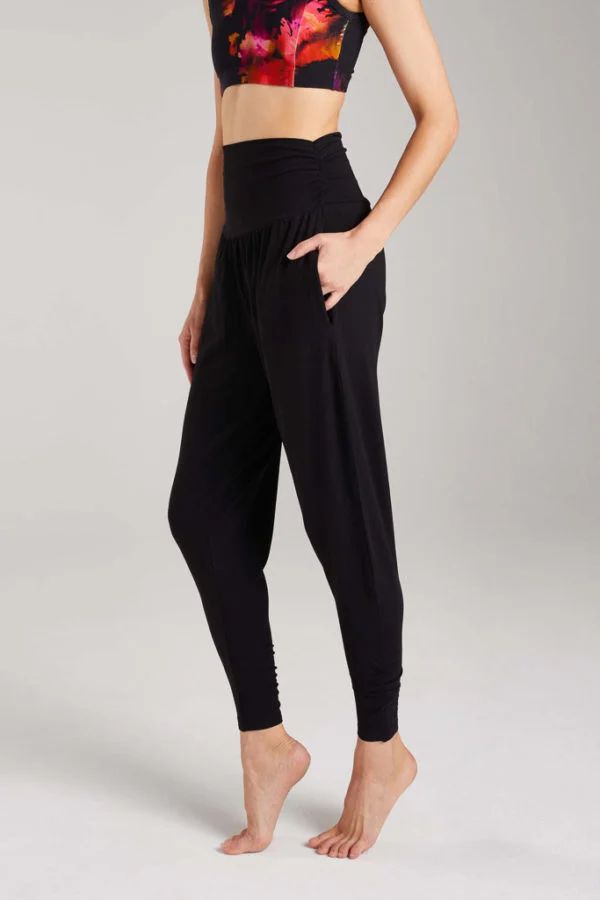 image of Grace Bamboo Yoga Pants in Black