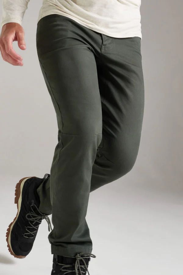 image of Cosden Bamboo Boulder Trousers in Swamp Green