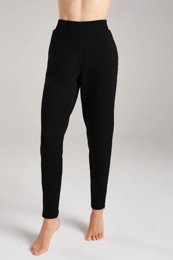 image of Carburrow Bamboo Tapered Joggers in Black