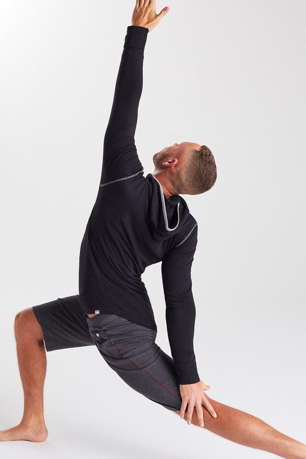 image of Bamboo Yoga Hoody in Black
