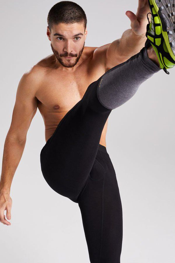 image of Huckaby Bamboo Running Leggings in Black