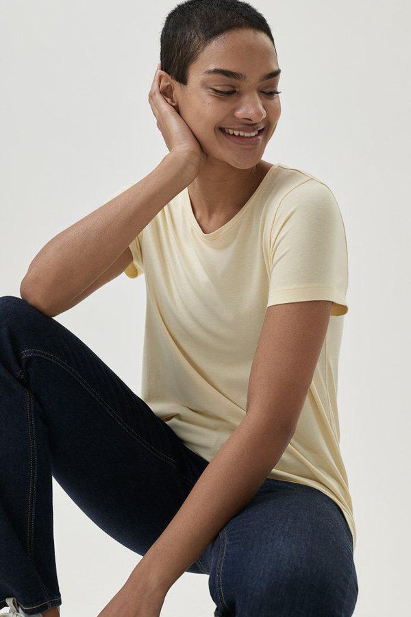 image of Origin Air Bamboo T-Shirt in Buttercup Yellow