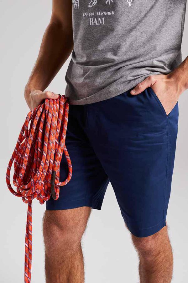 image of Edge Stretch Bamboo Tencel Short in Ink Navy