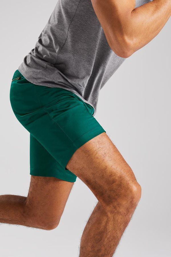 image of Edge Stretch Bamboo Tencel Short in Evergreen