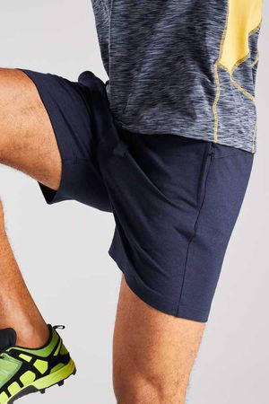 Bamboo Training Short in Navy Blue