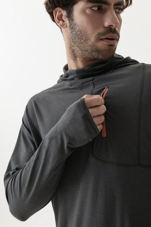 image of Cator Active Bamboo Jersey Hoody inn Swamp Green