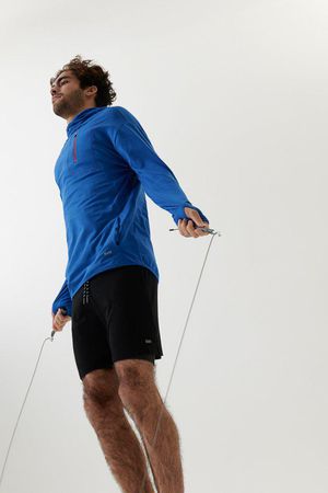 Cator Active Bamboo Jersey Hoody in True Blue
