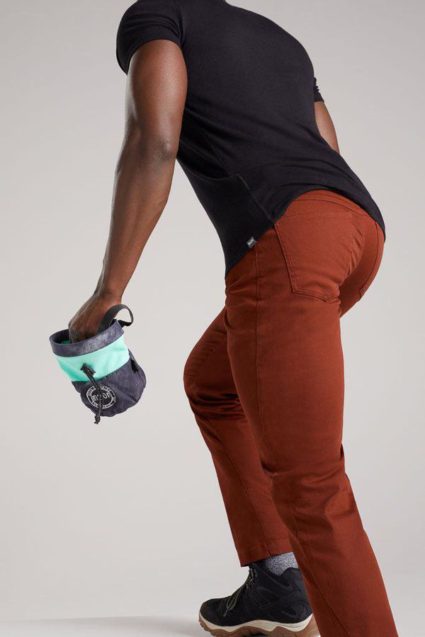 image of Cosden Bamboo Bouldering Trousers in Chestnut Brown