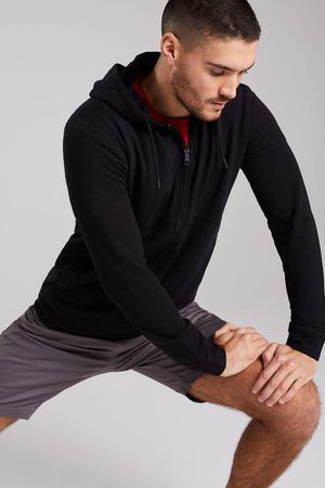 Wattern Bamboo Sports Hoody in Black