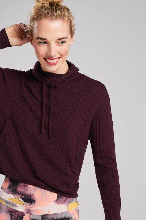 image of Linscott Bamboo Cropped Knit in Mulberry