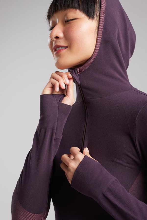 image of Balance Bamboo Hoody in Fig and Jasper