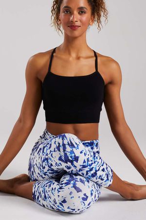 Balance Bamboo Crop Top in Black