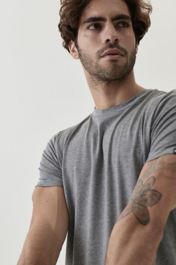 image of Origin Air Bamboo T-Shirt in Mid Grey Marl