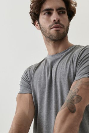 Origin Air Bamboo T-Shirt in Mid Grey Marl