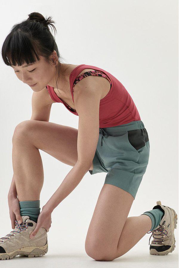 image of Lyrebird Active Shorts in Sage Green