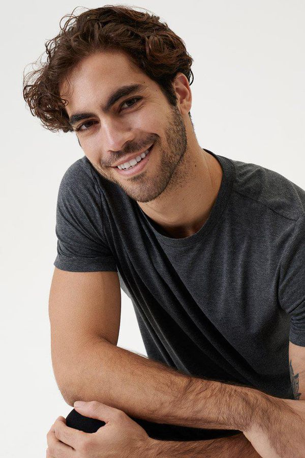 image of Origin Air Bamboo T-Shirt in Charcoal Marl