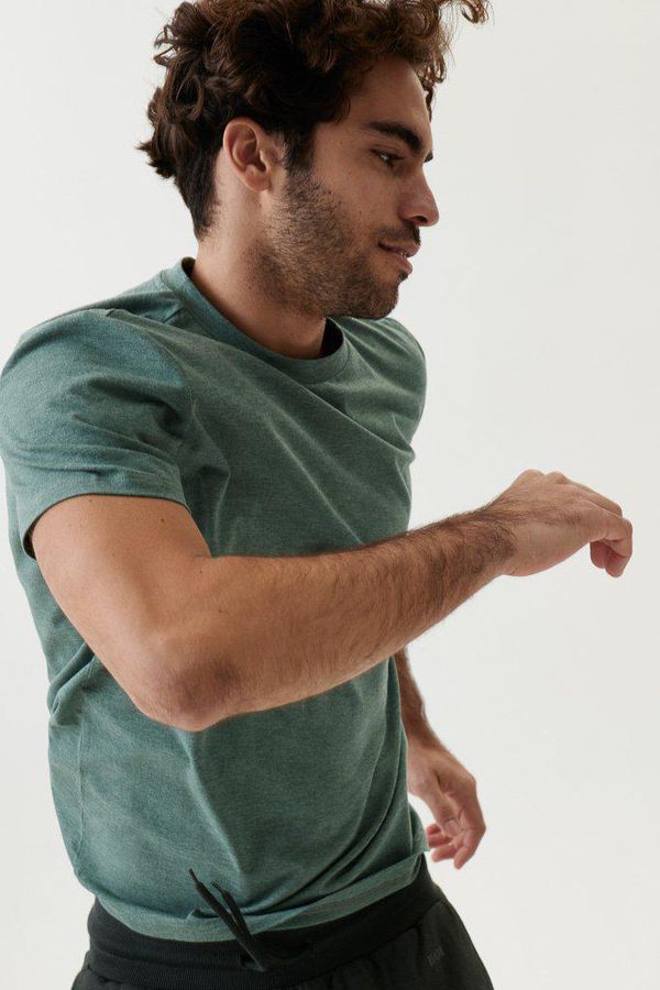 image of Origin Air Bamboo T-Shirt in Sage Green Marl