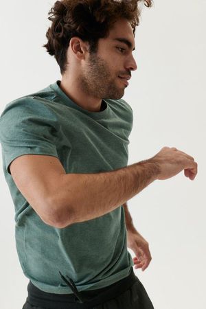 Origin Air Bamboo T-Shirt in Sage Green Marl