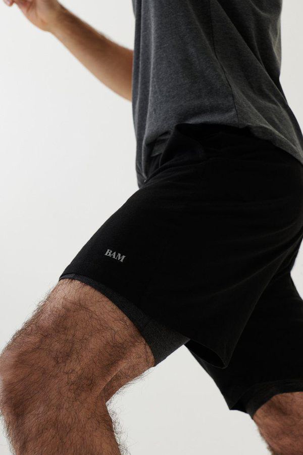 image of Sungem 2 In 1 Jersey Shorts in Black