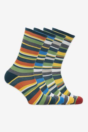 Bamboo Socks Dolton Pack 4 Pairs in Multi Colours