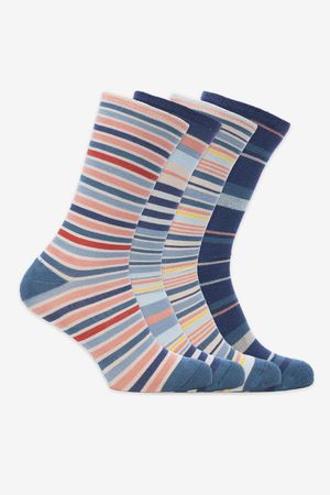 Classic Bamboo Socks - 4 Pack in Multi Colours