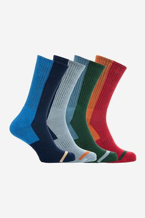Bamboo Sport Socks Colourblock 4 Pack in Multi Colours