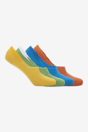 Bamboo No Show Sock 4 Pack in Multi Colours
