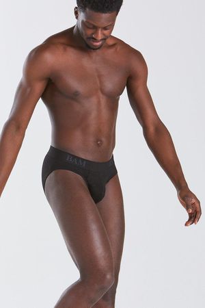 Jersey Bamboo Briefs in Black