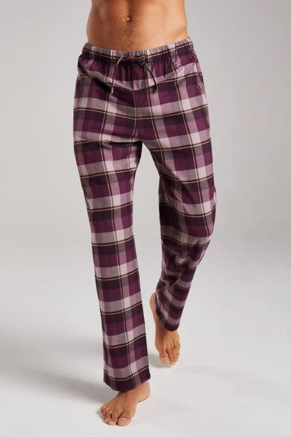 image of Origin Winter Flannel PJ Pants in Claret Check