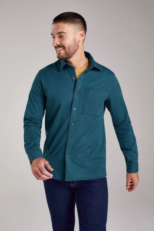 image of Evolution Active Bamboo Shirt in Nordic Sky
