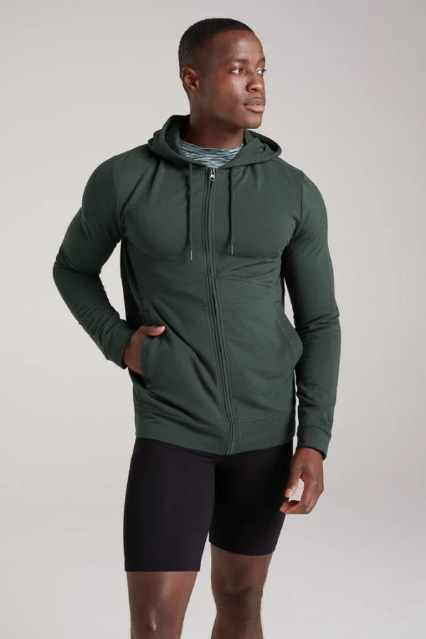 image of Wattern Bamboo Sports Hoodie in Deep Emerald