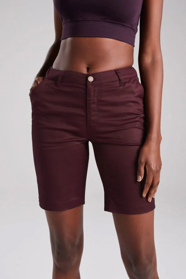 image of Stoneslade Bamboo Shorts in Mulberry