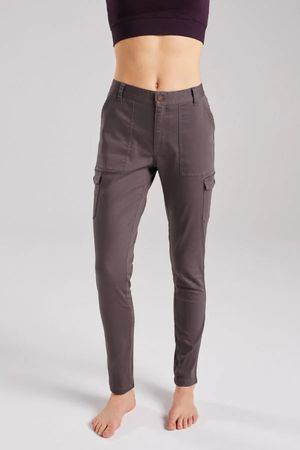 Roborough Bamboo Cargo Trousers in Otter Brown