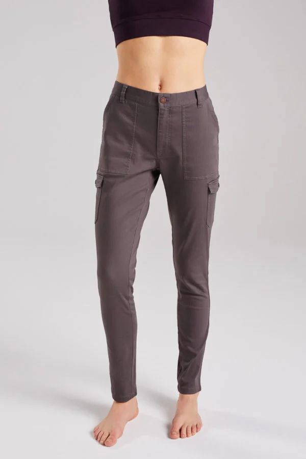 image of Roborough Bamboo Cargo Trousers in Otter Brown