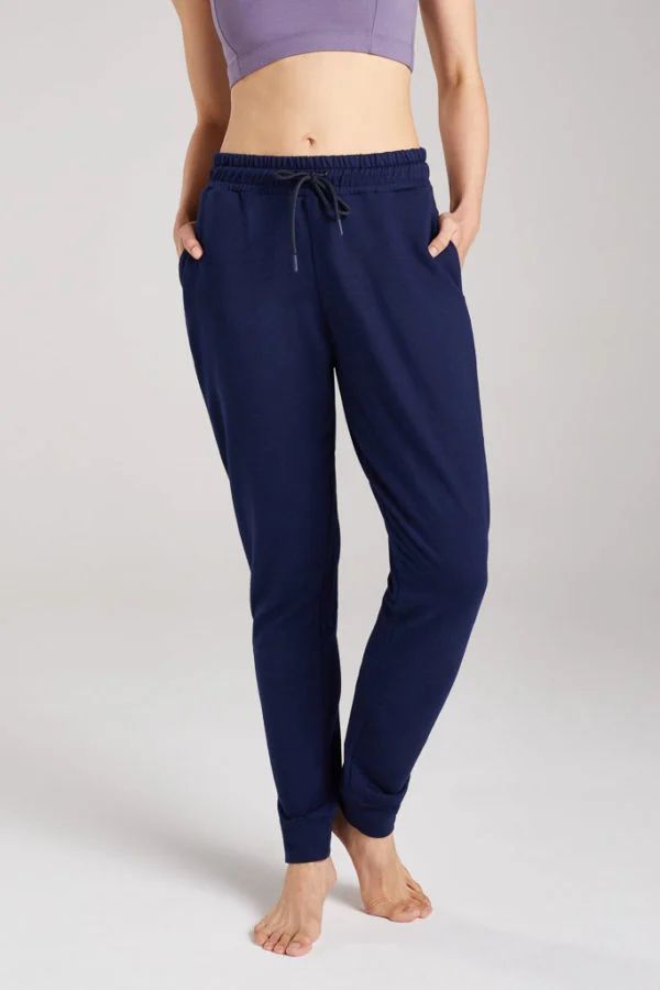 image of Lydford Bamboo Active Joggers in Rich Navy