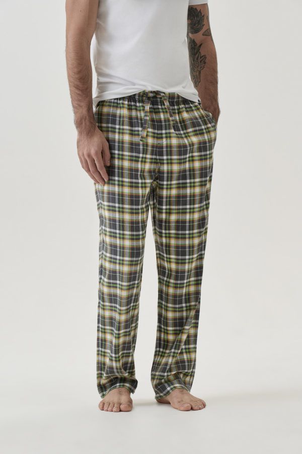 image of Origin Checked PJ Pants in Swamp Check