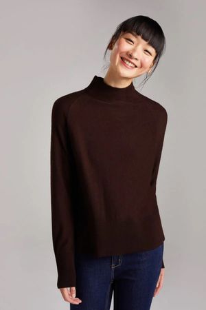 Kentmere Merino Bamboo Knit in Cocoa Brown