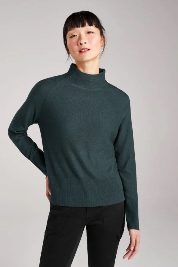 image of Kentmere Merino Bamboo Knit in Moss Green