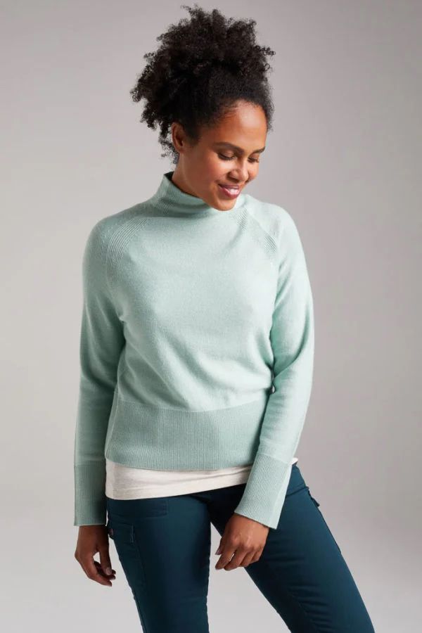 image of Kentmere Merino Bamboo Knit in Pistachio