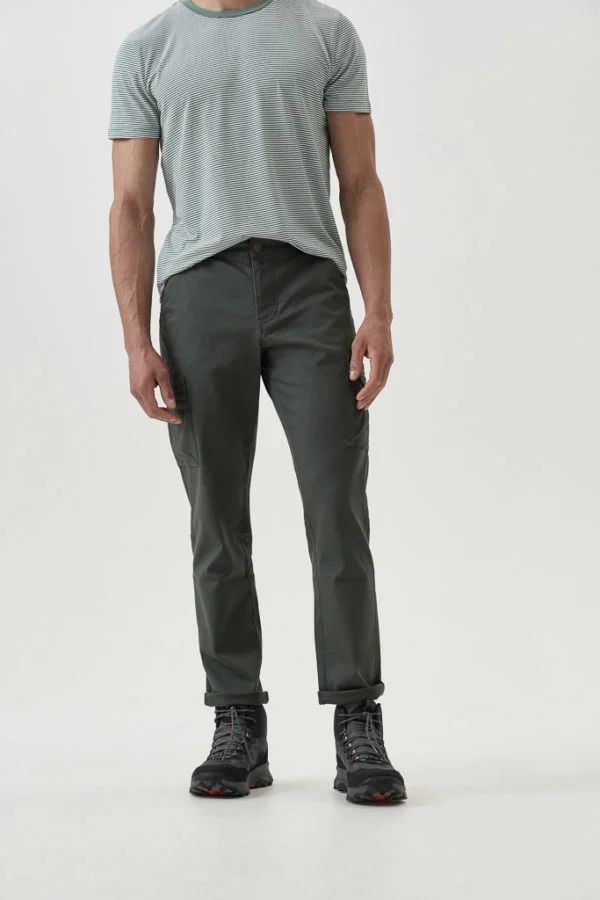 image of Newal Bamboo Walking Trousers in Swamp