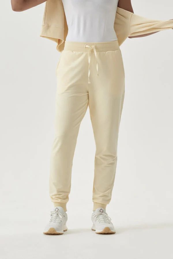 image of Origin Heavy Brushed Sweat Joggers in Buttercup