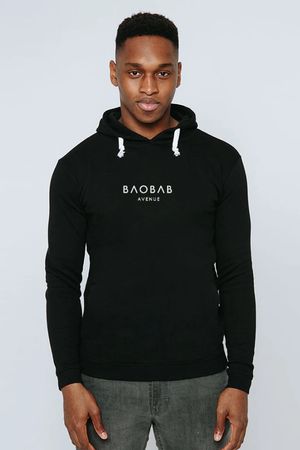 Baobab Avenue Logo Hoodie in Black
