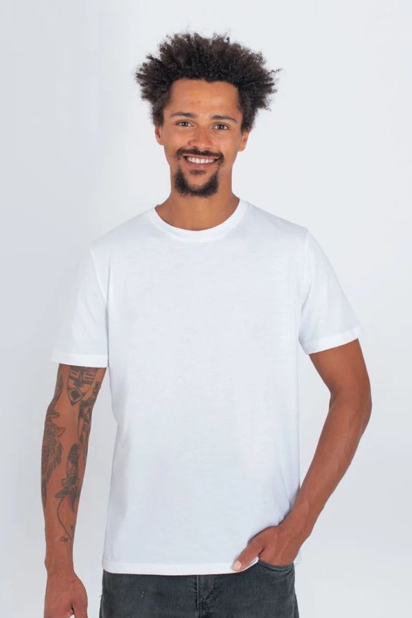 image of Plain Organic Cotton T-Shirt in White
