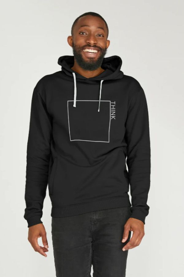 image of Think Outside The Box Hoodie in Black