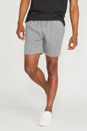 Organic Cotton Shorts in Athletic Grey