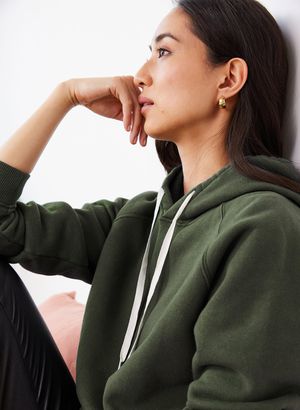 Brooklyn Organic Hoodie in Deep Khaki