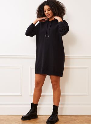 Dakota Organic Dress in Caviar Black