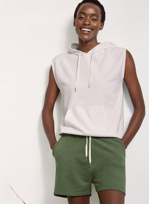 Drew Organic Cotton Hoodie in Pure White