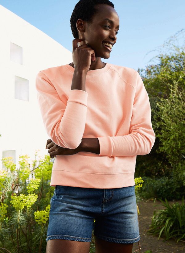 image of Arizona BCI Sweatshirt in Apricot