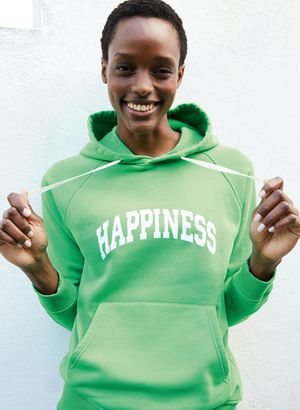 Carolina Organic Hoodie in Grass Green